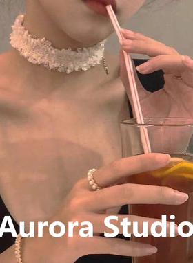 小香风氛围感女时髦仙气温柔项圈