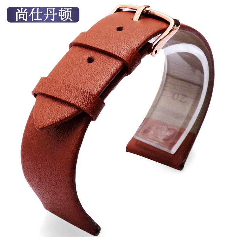dw头层铁达时ck西铁城依波手表带 尚仕丹顿配件