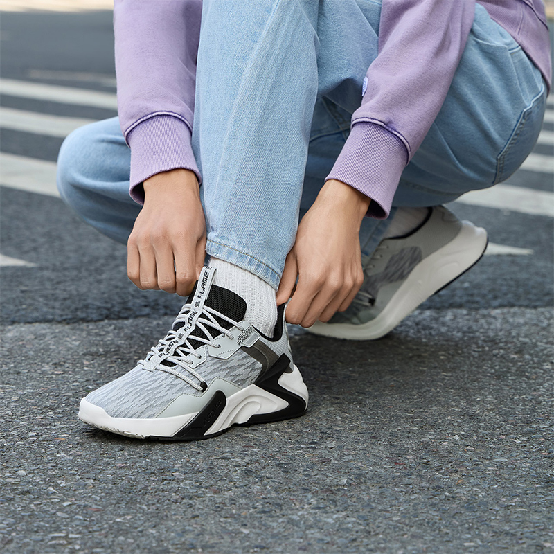 浪潮 男鞋361度休闲运动鞋2025新款女鞋透气轻便减震跑步鞋老爹鞋