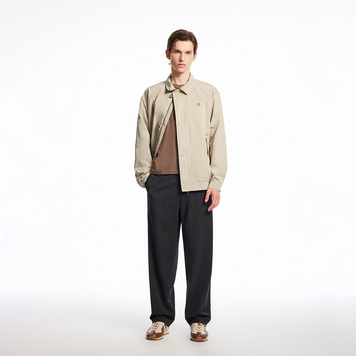 SEASON HIGH男装夹克冬新款时尚刺绣贴袋舒适宽松休闲上衣,淘宝优惠券,粉丝福利购,淘宝优惠卷