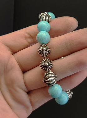 12mm圆珠925银复古做旧