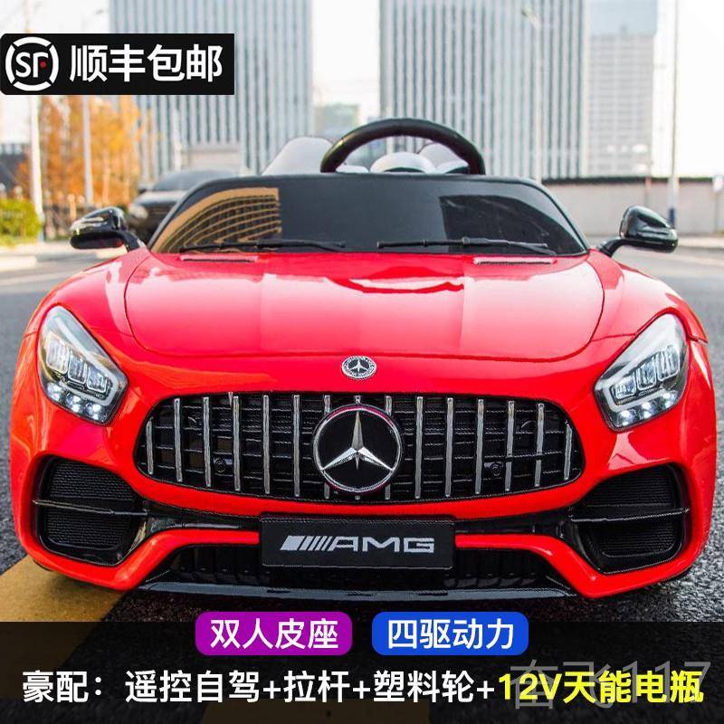 正品座婴儿童电动车四轮汽车男女小孩宝玩具可车坐人双人带遥控童 - 图2