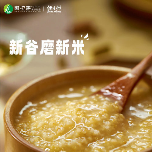 任小米25年当季新米5斤粮食农家真空包装沙漠节水小米真空袋粥 - 图2