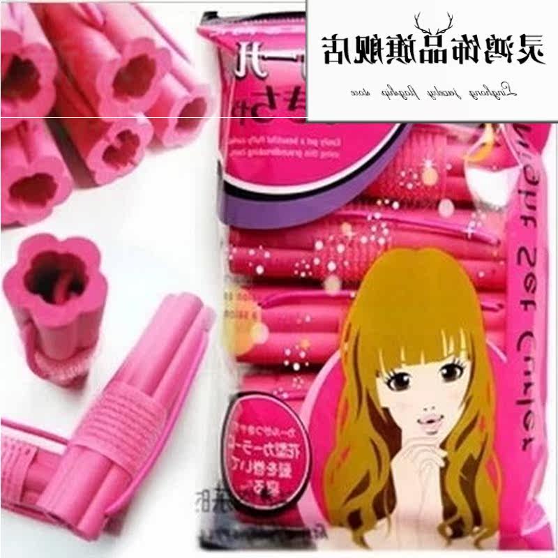 新款韩版编发器自粘卷发棒盘发发带 紫尚轩发饰