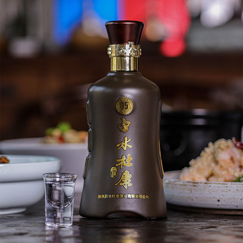 白水杜康酒厂自营45度浓香型古窖原浆15年500ml 老酒礼盒装窖藏 - 图1