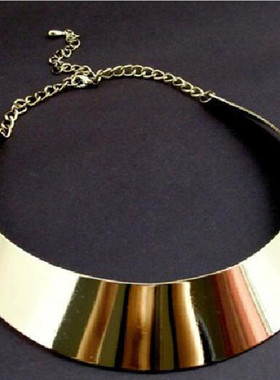 欧美饰品朋克徐濠萦金属夸张 项圈 项链颈圈女个性时尚高级感嘻哈