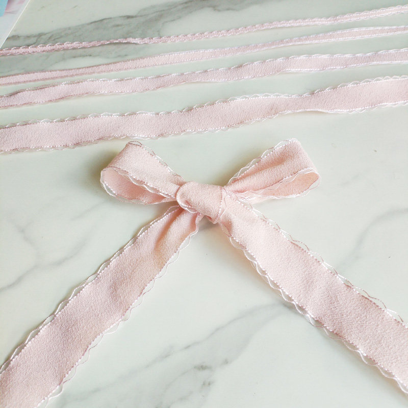 尺寸齐全韩粉色系丝带蕾丝中缎边织带手工DIY蝴蝶结材料铺装铺料,淘宝优惠券,粉丝福利购,淘宝优惠卷