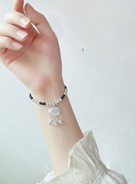 红绳手链手工编织女红色本命年好运小手绳男情侣礼物脚链护身符细