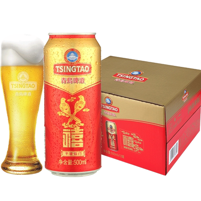 青岛禧罐啤酒500ml*12听