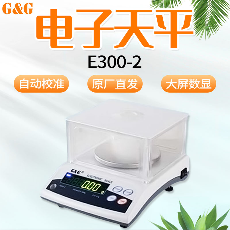 双杰E300-2 E600-2  E1200-2电子天平300g/0.01g实验室600g/0.01g - 图0