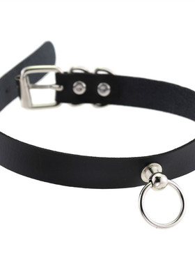 蕾塞项圈Cosplay皮质动漫皮带扣