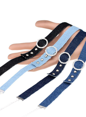 choker原宿颈链圆圈水钻时尚饰品