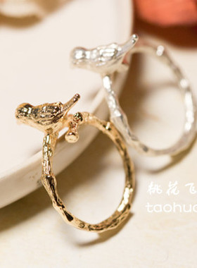 新品特价可爱清新唯美纯铜戒指