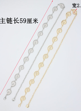 女士金属链条小众高级感腰链女配裙子装饰修饰腰身腰带装饰腰带