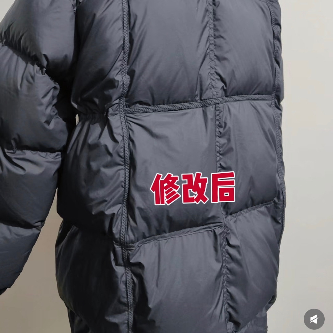 补衣服羽绒服双面呢大衣无痕修复改长短换拉链换里布专业改衣包邮 - 图1