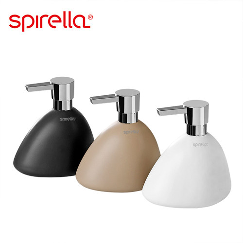 瑞士品牌SPIRELLA创意ETNA陶瓷 大容量洗手液瓶沐浴皂液器 乳液瓶 - 图0
