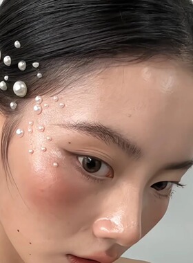 被这个珍珠贴面造型贴纸美到了~