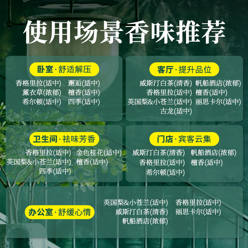 桂花香薰栀子花香氛家用卧室洗手间 skluo斯卡珞香熏香料