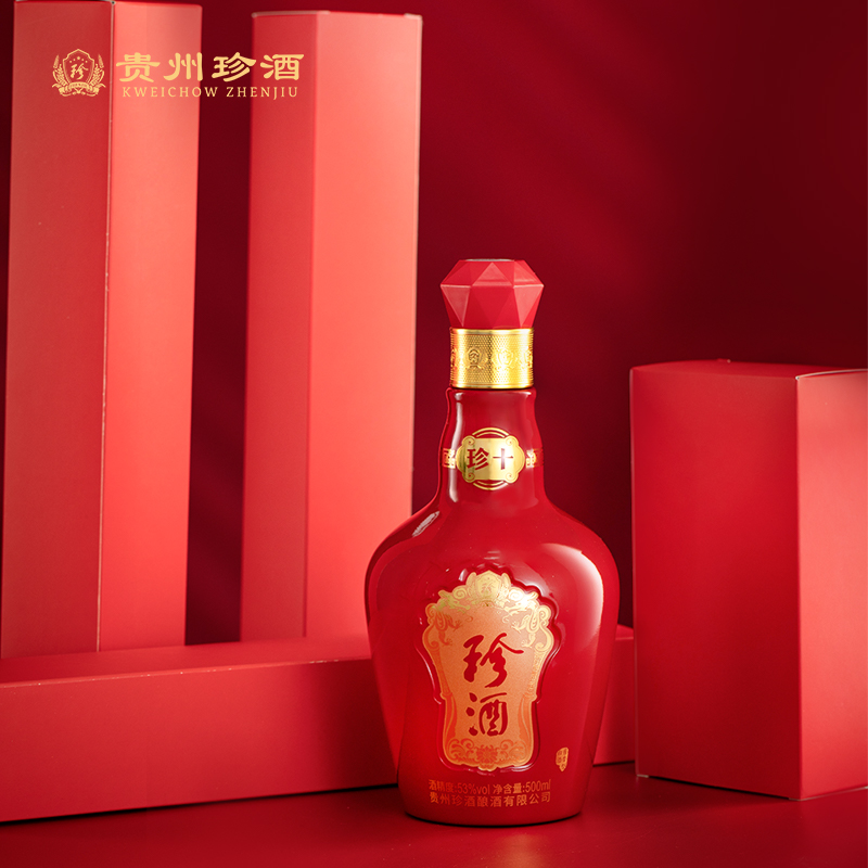 珍酒珍十酱香型白酒53度 2750元6瓶-酒好喝