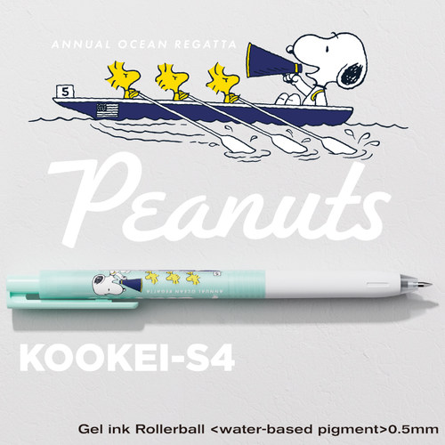 kookei史努比联名中性笔速干顺滑子弹头高颜值可换替芯水笔0.5mm - 图3