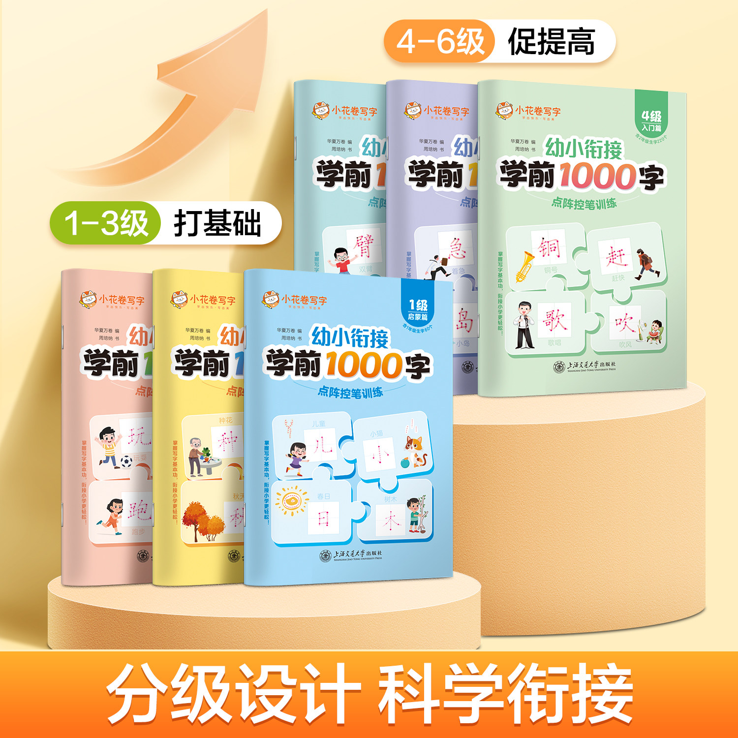 华夏万卷汉字描红本学前1000字识字练字帖幼儿点阵适合0-6岁幼儿园小中大班幼小衔接幼升一年级儿童小朋友启蒙入门笔画笔顺练字本,淘宝优惠券,粉丝福利购,淘宝优惠卷