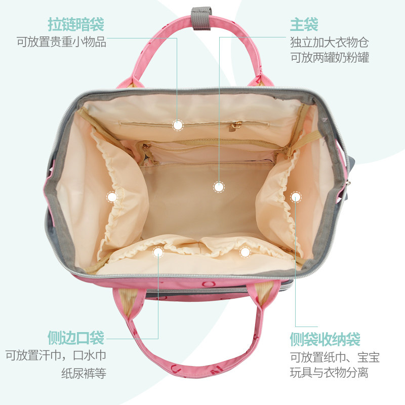 迪士尼2019外出妈妈包母婴包背包 郝氏亨达母婴妈咪包/袋