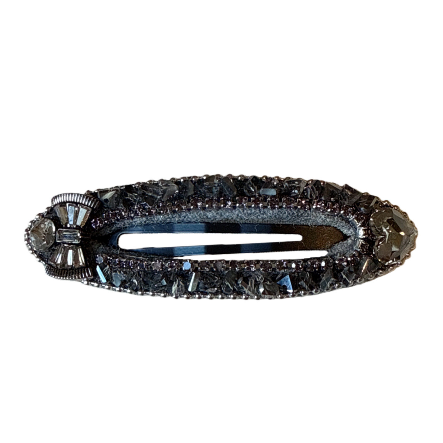 高级感灰钻蝴蝶结椭圆款bb夹时尚气质侧边夹前额碎发掰掰夹刘海夹,淘宝优惠券,粉丝福利购,淘宝优惠卷