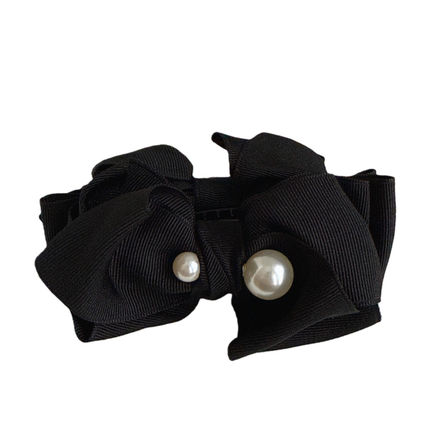 韩国黑色蝴蝶结竖夹马尾夹时尚小香风复古高级香蕉夹发卡发夹头饰,淘宝优惠券,粉丝福利购,淘宝优惠卷