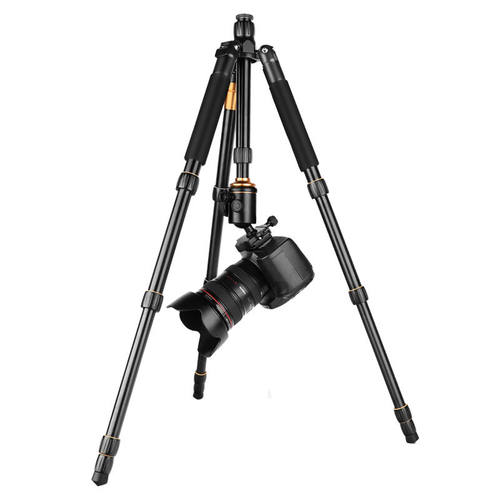 轻装时代Q666相机三脚架单反微单摄影摄像手机拍照视频稳定支架 户外短小型轻便携旅行折叠收纳三角架云台 - 图2