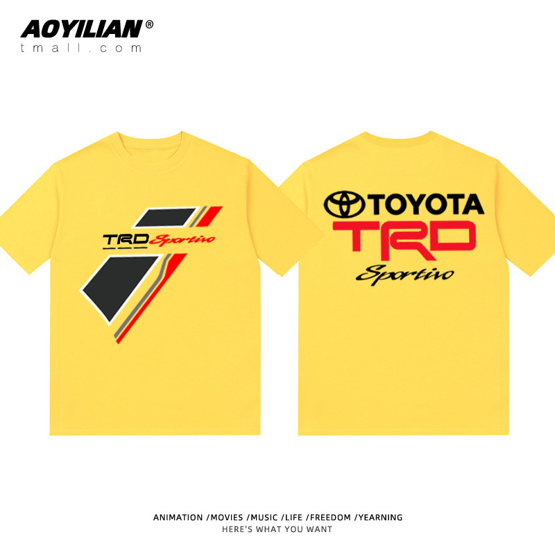 丰田toyota性能车赛车部门trd t恤 澳伊恋T恤