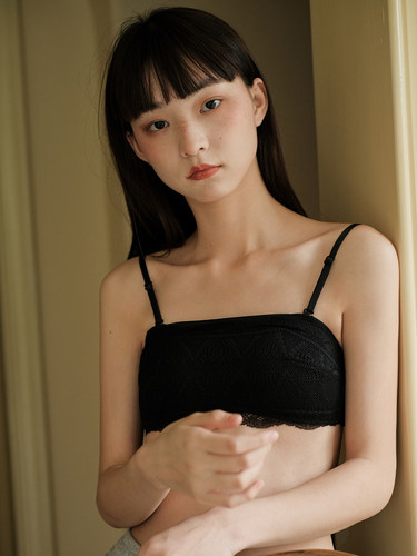 馨帮帮Bra 网红爆款舒适美背文胸女夏可拆卸蕾丝抹胸式无肩带内衣 - 图0