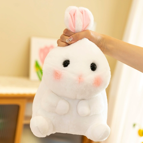 Плюшевая милая мягкая игрушка, тряпичная кукла на день Святого Валентина, белый кролик, подарок на день рождения