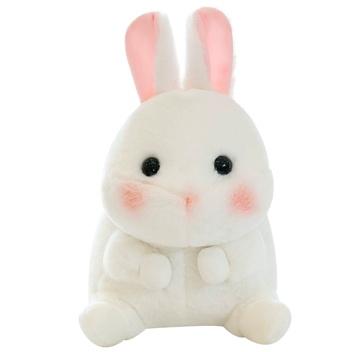 Плюшевая милая мягкая игрушка, тряпичная кукла на день Святого Валентина, белый кролик, подарок на день рождения