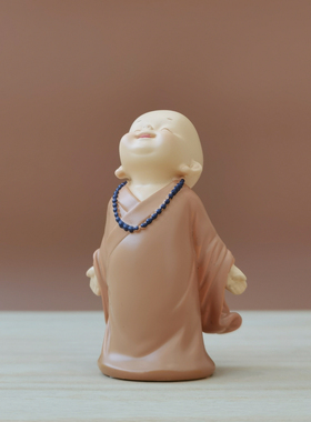 可爱治愈系小沙弥摆件