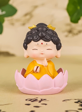 赐福小神仙摆件网红可爱观音佛祖