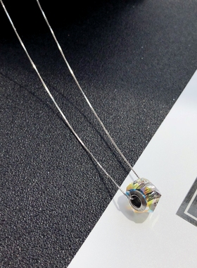 小众设计奥地利水晶项链男女配饰