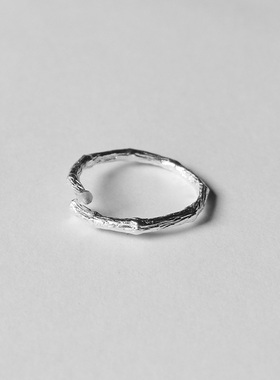 戒指925纯银简约欧美设计女