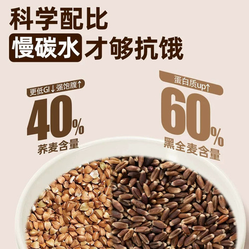 荞麦方便面条非油炸抗饿速食袋装0脂肪代餐健身饱腹免煮 - 图1