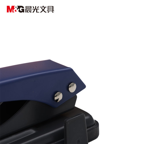 晨光两孔打孔机孔距80mm打洞机打孔器文具装订打孔机92648双孔-图3