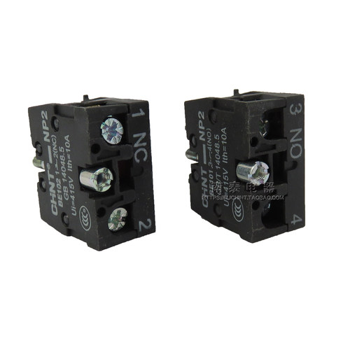 正品 CHNT正泰 NP2按钮辅助触头XB2 NO常开触点BE101 NC常闭BE102 - 图3