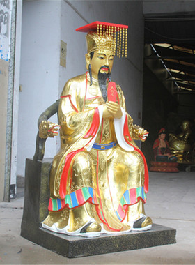 树脂鎏金王母娘娘佛像慈慧厂