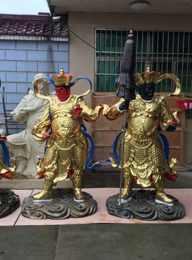 四大天王善吉树脂天王殿