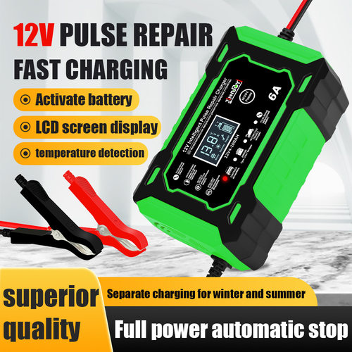 Intelligent pulse repair for 12V6A car battery charger - 图1