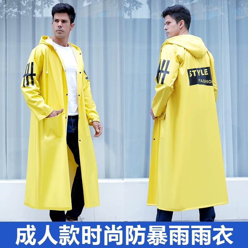 Long raincoat full body rainstorm proof electric car battery - 图0