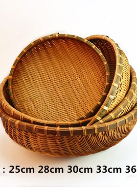 篮子家用竹制品纯手工竹编