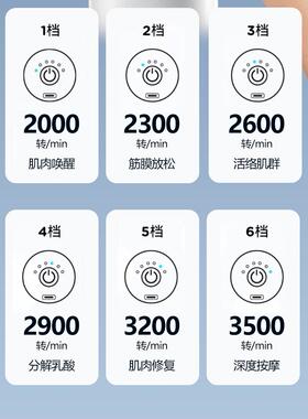 筋膜枪充电款硅胶按摩棒健身器材