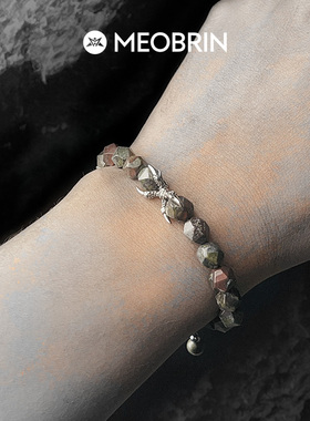 手链男手串龙血石高级感生日礼物