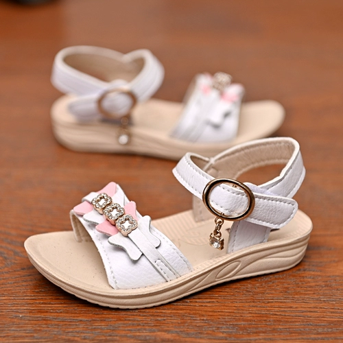 Летние детские сандалии, пляжная модная детская обувь для раннего возраста для принцессы, сезон 2021, мягкая подошва