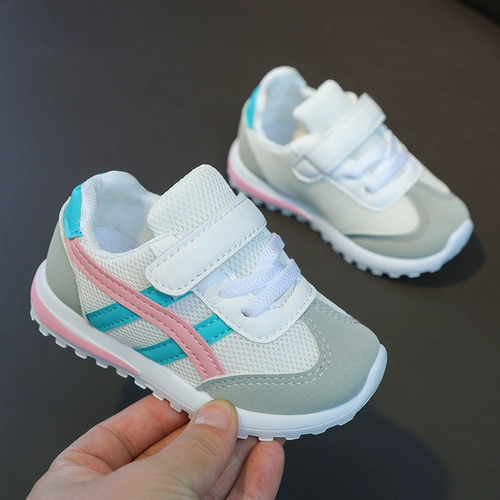 Спортивная обувь для мальчиков, демисезонные дышащие детские туфли, коллекция 2021