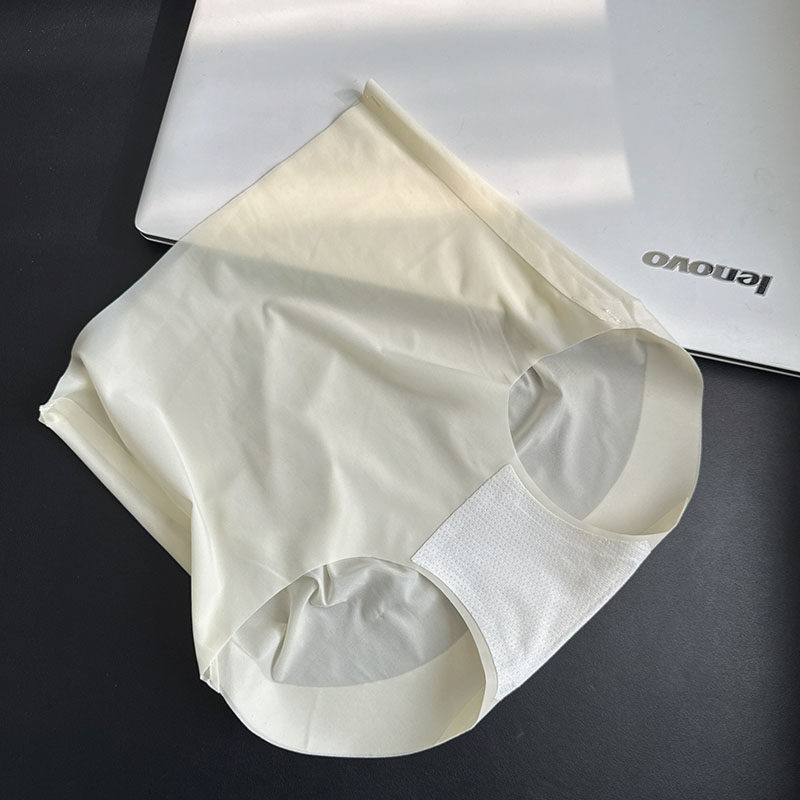 轻薄无痕隐形冰丝内裤女裸感蚕丝抗菌裆中高腰速干面膜三角短裤头,淘宝优惠券,粉丝福利购,淘宝优惠卷